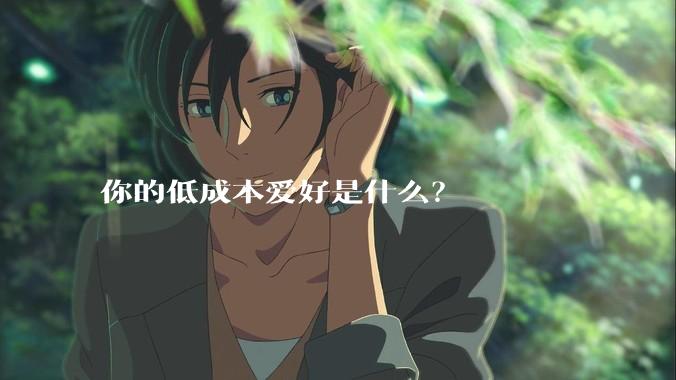 你的低成本爱好是什么？
